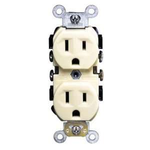    Leviton S01 CR15 0IS Grounded Duplex Outlet