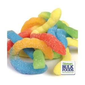 Albanese Neon sour Gummi Worms 4/4.5lb Grocery & Gourmet Food