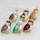 KSA Club Pack of 36 Petite Treasures Miniature Glass Owl Christmas 