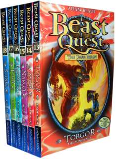 Beast Quest Series 4 Amulet of Avanti 6 Books Set 19 24  