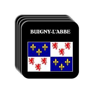   )   BUIGNY LABBE Set of 4 Mini Mousepad Coasters 