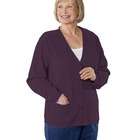   Womens Adaptive Cardigan Sweater   Size / Color Large / Grape