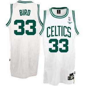 Reebok Boston Celtics #33 Larry Bird White Soul Swingman Jersey 