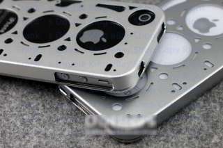 Metal Bumper Aluminium Case Cover f. Genuine Apple iPhone 4 and 4S 