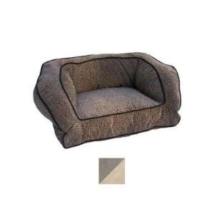   Contemporary Pet Sofa, Large, Toro Cocoa/Buckskin