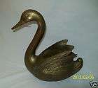 brass planter swan  