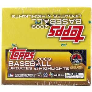  2009 Topps Updates & Highlights Baseball 16 Pack Box 