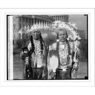 Library Images Historic Print (L) Indian chiefs of the Yakima Tribe 