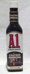 A1 Steak Sauce Cracked Peppercorn 10 oz  