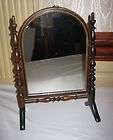 Powell Furniture Antique Black Cheval Mirror Wardrobe Jewelry Armoire