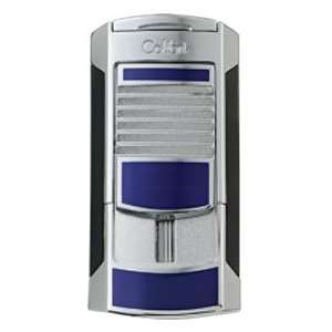 Colibri Providence Blue Triple Flame Cigar Lighter with 8mm Punch 