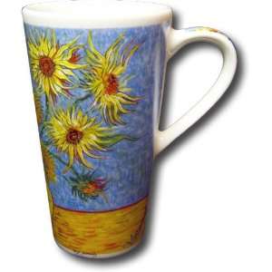  Vincent Van Gogh   Sunflowers 12oz Travel Coffee Mug: Home 