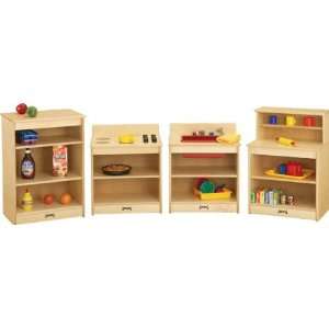  Jonti Craft 4080JC Birch Toddler Play Kitchen Complete Set 