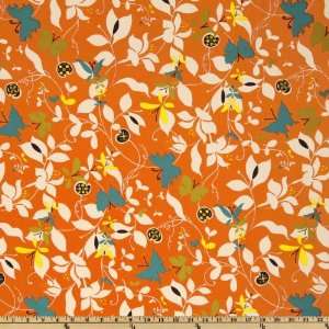  44 Wide Moda Chrysalis Emergence Orange Fabric By The 