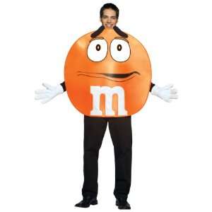   Imposta M&Ms Orange Poncho Adult Costume / Orange   Size Standard