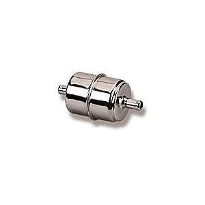  Holley 162 523 Chrome Inline Fuel Filter: Automotive