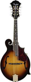 Fender FM 63S Mandolin,F Style,Carved Solid Spruce Top,Mother of Pearl 