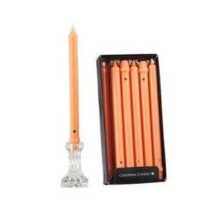   Coral 12 Inch Classic Unscented Taper Dinner Candles
