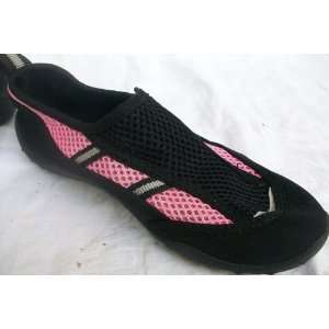  Girl Size 13 1, Beachwear Pink and Black Rubber Sole 