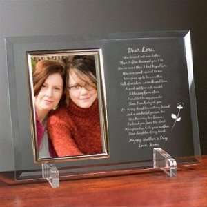 Off to College Poem Glass Frame 