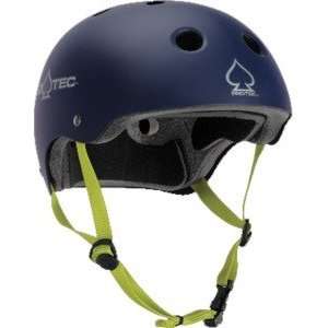 PRO TEC The Classic EPS Foam Liner Matte Blue Medium Skateboard Helmet 