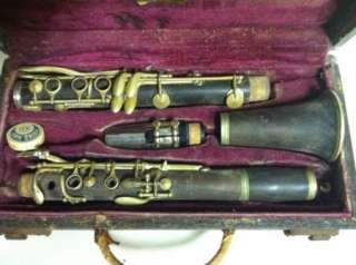 RARE Vintage Alexandre Paris Wooden Clarinet Made In France  