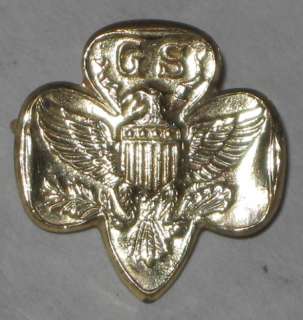 Girl Scouts Emblem Pin 1950s  