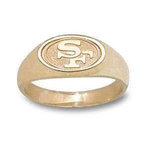   Gold SF Logo 1/4 Ring Size 6.5 