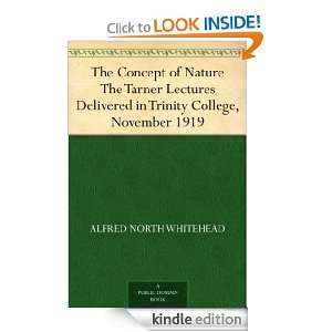 The Concept of Nature The Tarner Lectures Delivered in Trinity College 