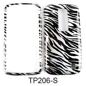  LG P960 Nitro Versa Transparent Design Silver Zebra Print 