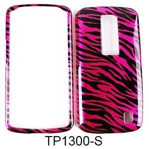  LG P960 Nitro Versa Transparent Design HOT Pink Zebra Print 