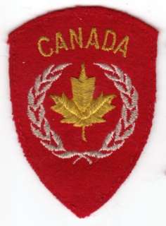 CANADA Canadian Armed Forces KOREA Korean WAR shoulder flash badge 