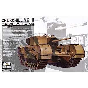  : Churchill Mk III British Infantry Tank 1/35 AFV Club: Toys & Games