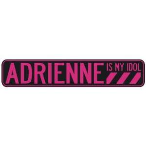   ADRIENNE IS MY IDOL  STREET SIGN
