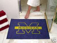 University of Michigan Bathmat Rug New Football  
