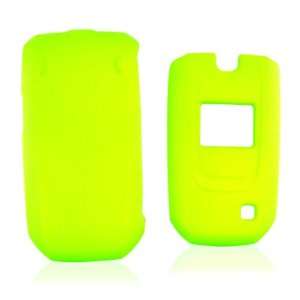  For LG Helix AX310 UX310 Rubberize Hard Case Neon Green 