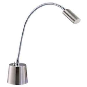    Eternity Satin Steel LED Gooseneck Desk Lamp: Home Improvement