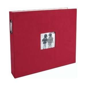   12 Inch by 12 Inch Corduroy 3 Ring Album, Red Arts, Crafts & Sewing