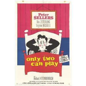 Only Two Can Play Movie Poster (11 x 17 Inches   28cm x 44cm) (1962 