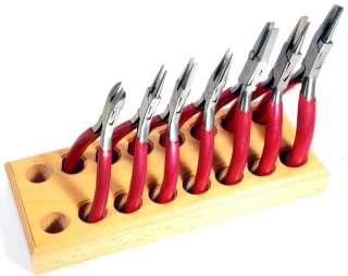 Piece Specialty Pliers Set With Wood Stand  