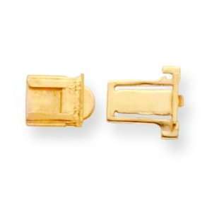  14K Gold Double Action Clasp Tongue 9mm