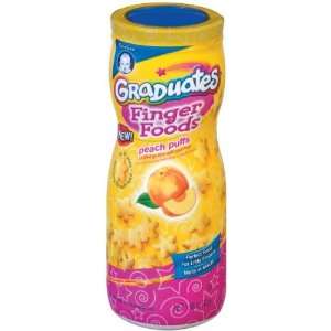   Finger Foods Peach Puffs   6 Pack  Grocery & Gourmet Food