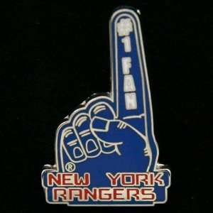  NHL New York Rangers #1 Fan Pin