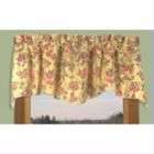 Ricardo Trading Climbing Roses Floral Lined M shaped Valance in Yellow 