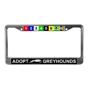 Adopt Greyhounds Pets License Plate Frame by CafePress:  