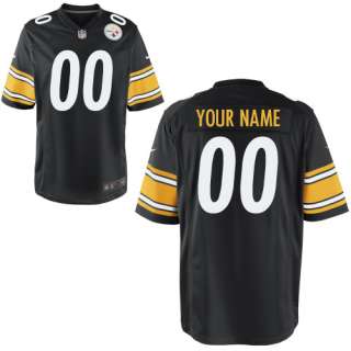 Mens Nike Pittsburgh Steelers Customized Game Team Color Jersey (S 