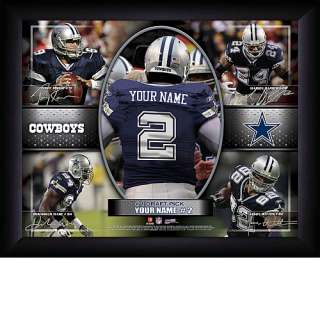 MVP Pics Dallas Cowboys Personalized Action Collage   NFLShop