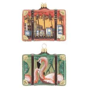  Personalized Florida Suitcase Christmas Ornament: Home 