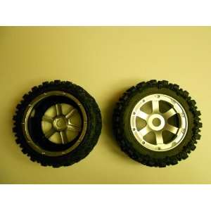 Billet Alluminum/polymer 3 Pc Wheel Kit for the Baja 5t 5sc Front and 