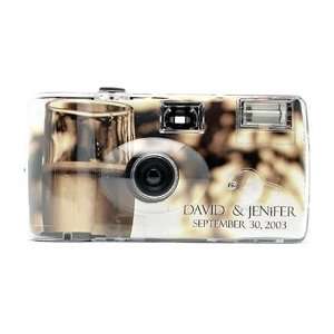  10 Pack Personalized Champagne Wedding Cameras   Matching 